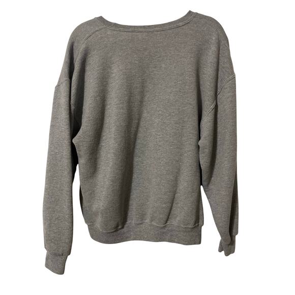 Vintage Western University Stitched Gray Red Sweatshirt Size L - Picture 4 of 7